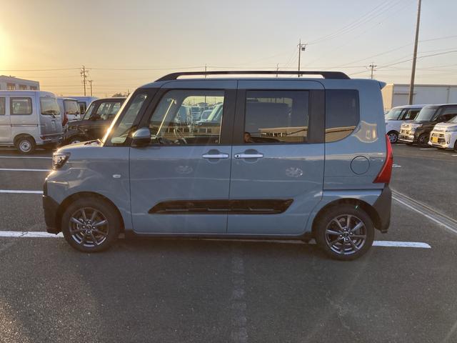 タントファンクロス１４インチアルミホイール　大型エアロバンパー　フルＬＥＤヘッドランプ　オート格納式カラードドアミラー　両側パワースライドドア　キーフリーシステム　プッシュボタンスタート（静岡県）の中古車