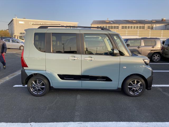 タントファンクロス１４インチアルミホイール　大型エアロバンパー　フルＬＥＤヘッドランプ　オート格納式カラードドアミラー　両側パワースライドドア　キーフリーシステム　プッシュボタンスタート（静岡県）の中古車