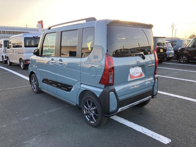 タントファンクロス１４インチアルミホイール　大型エアロバンパー　フルＬＥＤヘッドランプ　オート格納式カラードドアミラー　両側パワースライドドア　キーフリーシステム　プッシュボタンスタート（静岡県）の中古車