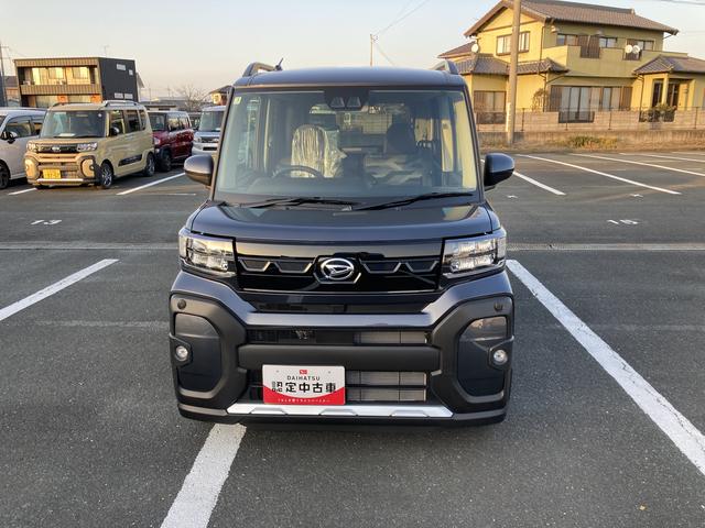 タントファンクロス１４インチアルミホイール　大型エアロバンパー　フルＬＥＤヘッドランプ　オート格納式カラードドアミラー　両側パワースライドドア　キーフリーシステム　プッシュボタンスタート（静岡県）の中古車