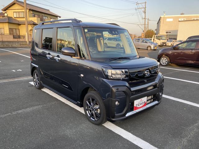 タントファンクロス１４インチアルミホイール　大型エアロバンパー　フルＬＥＤヘッドランプ　オート格納式カラードドアミラー　両側パワースライドドア　キーフリーシステム　プッシュボタンスタート（静岡県）の中古車