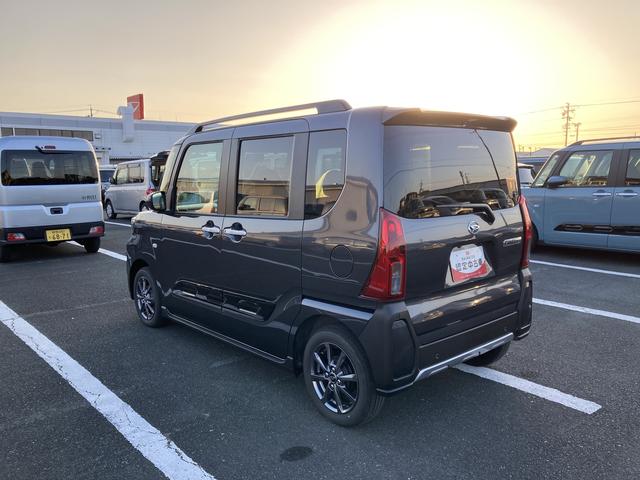 タントファンクロス１４インチアルミホイール　大型エアロバンパー　フルＬＥＤヘッドランプ　オート格納式カラードドアミラー　両側パワースライドドア　キーフリーシステム　プッシュボタンスタート（静岡県）の中古車