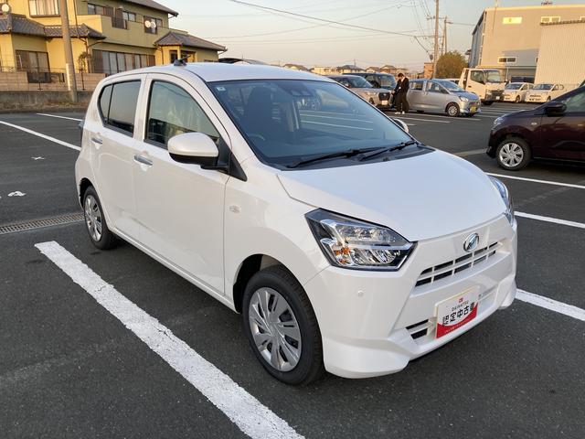 ミライースＸ　ＳＡIII１４インチフルホイールキャップ　ＬＥＤヘッドランプ　電動格納式（カラード）ドアミラー　自発光式デジタルメーターブルーイルミネーションメーター　マニュアルエアコン（ダイヤル式）　キーレスエントリー（静岡県）の中古車