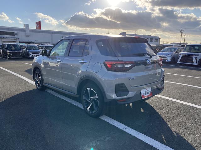 ロッキープレミアムＧ　ＨＥＶ１７インチアルミホイール　ＵＶＩＲカット遮音ガラス　フルＬＥＤヘッドランプ　キーフリーシステム　革巻きステアリングホイール　本革シフトノブ　アクティブマルチインフォメーションメーター（静岡県）の中古車