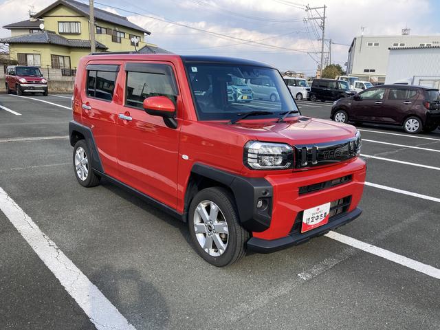 タフトＧ１５インチアルミホイール　オートレベリング機能付フルＬＥＤヘッドランプ　ＬＥＤフォグランプ　本革巻ステアリングホイール　本革巻インパネセンターシフト　ＴＦＴカラーマルチインフォメーションディスプレイ（静岡県）の中古車