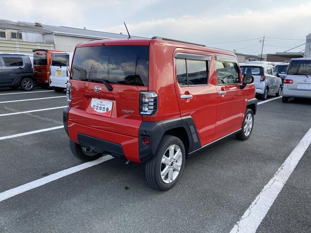 タフトＧ１５インチアルミホイール　オートレベリング機能付フルＬＥＤヘッドランプ　ＬＥＤフォグランプ　本革巻ステアリングホイール　本革巻インパネセンターシフト　ＴＦＴカラーマルチインフォメーションディスプレイ（静岡県）の中古車