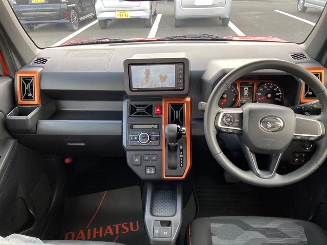 タフトＧ１５インチアルミホイール　オートレベリング機能付フルＬＥＤヘッドランプ　ＬＥＤフォグランプ　本革巻ステアリングホイール　本革巻インパネセンターシフト　ＴＦＴカラーマルチインフォメーションディスプレイ（静岡県）の中古車