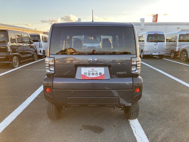 タフトＸ１５インチスチールホイール（ブラック塗装）　マニュアルレベリング機能付フルＬＥＤヘッドランプ　マルチインフォメーションディスプレイ（静岡県）の中古車