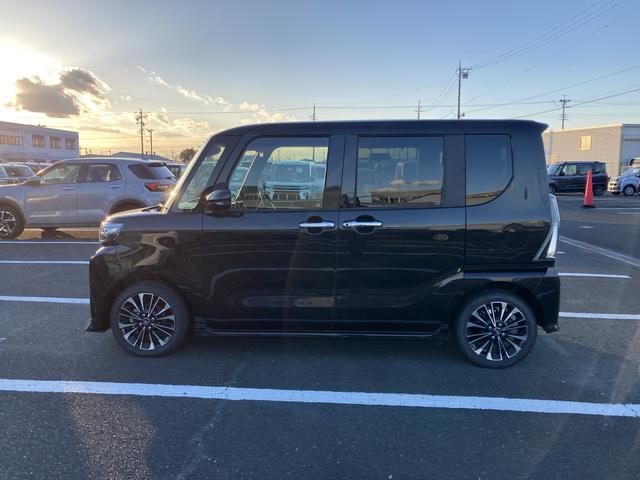 タントカスタムRS15インチアルミホイール キーフリーシステム プッシュボタンスタート オートエアコン(プッシュ式) フルLEDヘッドランプ オート格納式カラードドアミラー 本革巻ステアリングホイール(静岡県)の中古車