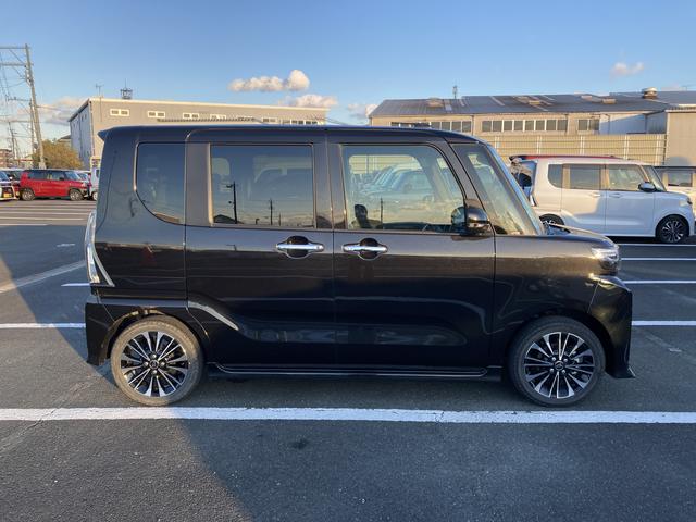 タントカスタムRS15インチアルミホイール キーフリーシステム プッシュボタンスタート オートエアコン(プッシュ式) フルLEDヘッドランプ オート格納式カラードドアミラー 本革巻ステアリングホイール(静岡県)の中古車