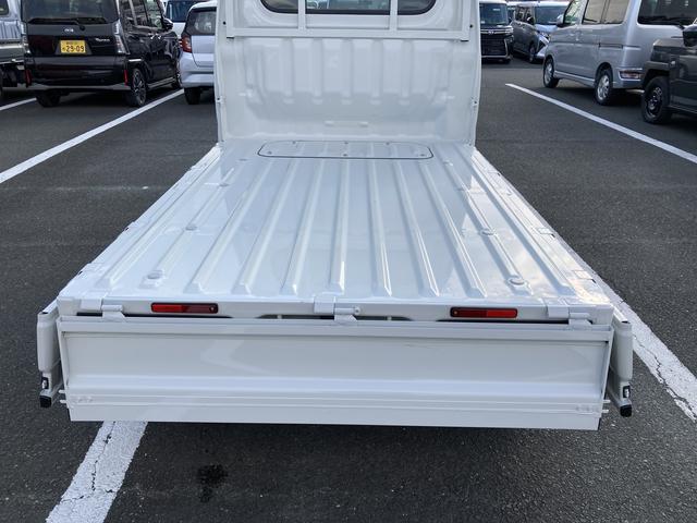 ハイゼットトラックスタンダード２ＷＤ　ＣＶＴ　スーパーＵＶＩＲカットガラス（フロントウィンドウ）　プリントレザーシート表皮　マニュアルエアコン　電動式パワーステアリング（静岡県）の中古車
