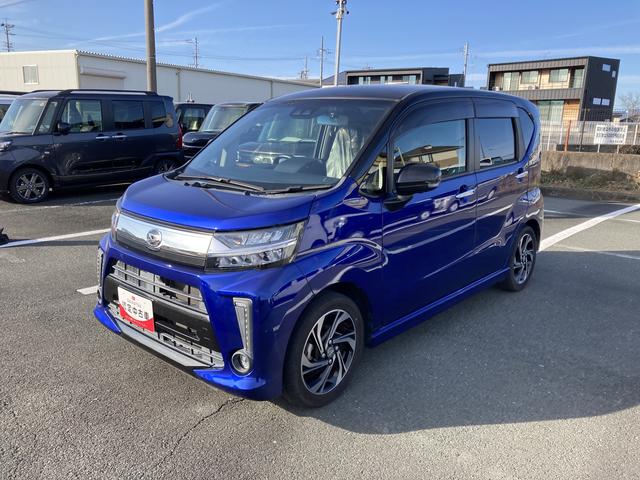 ムーヴカスタム　ＲＳ　ハイパーリミテッドＳＡIIIＬＥＤヘッドライト　パノラマモニター対応　１５インチアルミホイール　　オートエアコン（プッシュ式）　オートライト（静岡県）の中古車