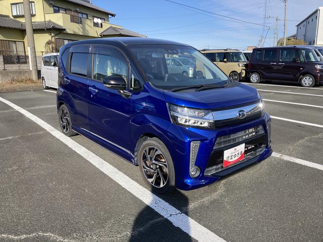 ムーヴカスタム　ＲＳ　ハイパーリミテッドＳＡIIIＬＥＤヘッドライト　パノラマモニター対応　１５インチアルミホイール　　オートエアコン（プッシュ式）　オートライト（静岡県）の中古車