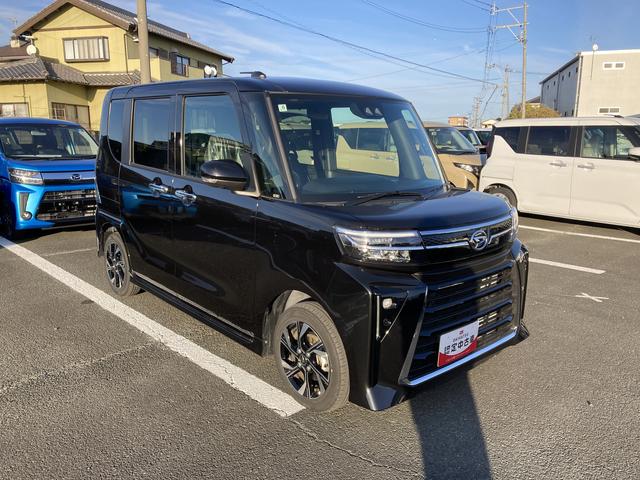 タントカスタムＸ１４インチアルミホイール　大型エアロバンパー　フルＬＥＤヘッドランプ　オート格納式カラードドアミラー　両側パワースライドドア　キーフリーシステム　プッシュボタンスタート（静岡県）の中古車
