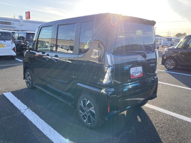 タントカスタムＸ１４インチアルミホイール　大型エアロバンパー　フルＬＥＤヘッドランプ　オート格納式カラードドアミラー　両側パワースライドドア　キーフリーシステム　プッシュボタンスタート（静岡県）の中古車