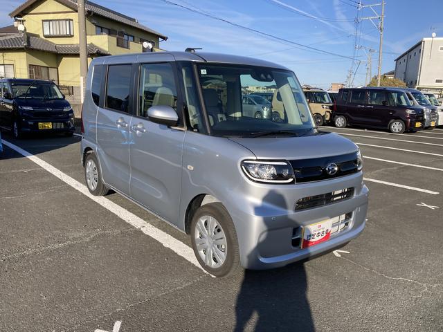 タントＸ１４インチフルホイールキャップ　フルＬＥＤヘッドランプ　オート格納式カラードドアミラー　左側パワースライドドア　ＴＦＴカラーマルチインフォメーションディスプレイ　フルファブリックシート（静岡県）の中古車