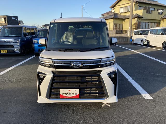 タントカスタムＸ１４インチアルミホイール　大型エアロバンパー　フルＬＥＤヘッドランプ　オート格納式カラードドアミラー　両側パワースライドドア　キーフリーシステム　プッシュボタンスタート（静岡県）の中古車