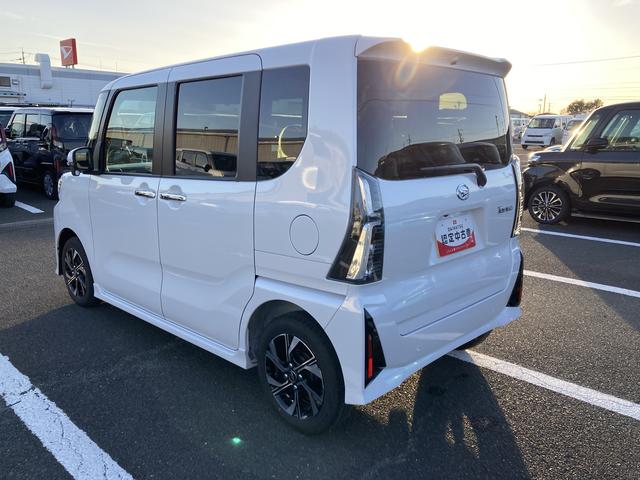 タントカスタムＸ１４インチアルミホイール　大型エアロバンパー　フルＬＥＤヘッドランプ　オート格納式カラードドアミラー　両側パワースライドドア　キーフリーシステム　プッシュボタンスタート（静岡県）の中古車