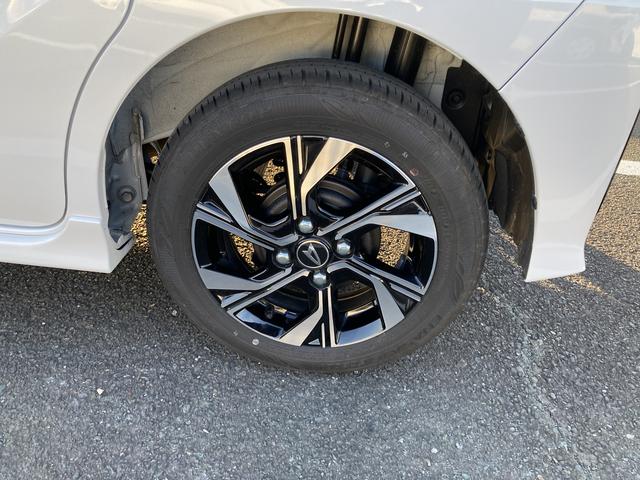 タントカスタムＸ１４インチアルミホイール　大型エアロバンパー　フルＬＥＤヘッドランプ　オート格納式カラードドアミラー　両側パワースライドドア　キーフリーシステム　プッシュボタンスタート（静岡県）の中古車