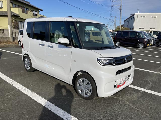 タントＸ１４インチフルホイールキャップ　フルＬＥＤヘッドランプ　オート格納式カラードドアミラー　左側パワースライドドア　ＴＦＴカラーマルチインフォメーションディスプレイ　フルファブリックシート（静岡県）の中古車