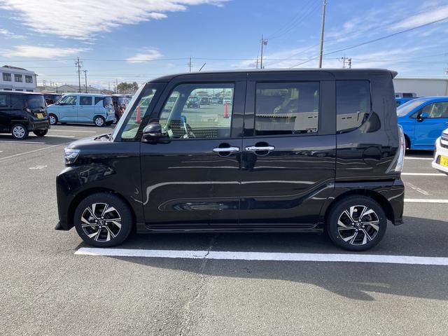 タントカスタムＸディスプレイオーディオ付　１４インチアルミホイール　大型エアロバンパー　フルＬＥＤヘッドランプ　オート格納式カラードドアミラー　両側パワースライドドア　キーフリーシステム　プッシュボタンスタート（静岡県）の中古車