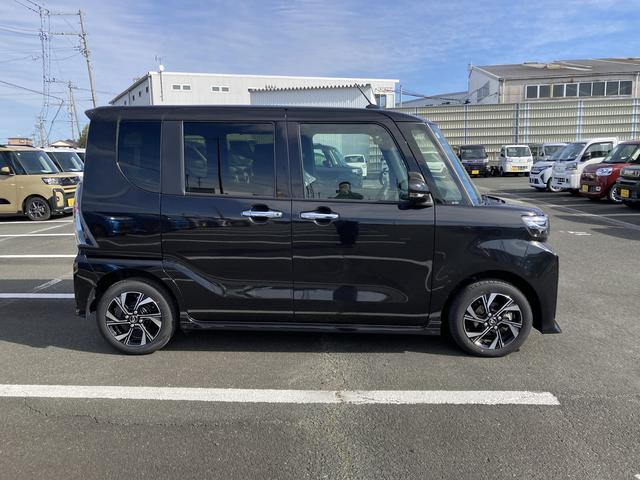 タントカスタムＸディスプレイオーディオ付　１４インチアルミホイール　大型エアロバンパー　フルＬＥＤヘッドランプ　オート格納式カラードドアミラー　両側パワースライドドア　キーフリーシステム　プッシュボタンスタート（静岡県）の中古車