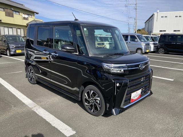 タントカスタムＸディスプレイオーディオ付　１４インチアルミホイール　大型エアロバンパー　フルＬＥＤヘッドランプ　オート格納式カラードドアミラー　両側パワースライドドア　キーフリーシステム　プッシュボタンスタート（静岡県）の中古車