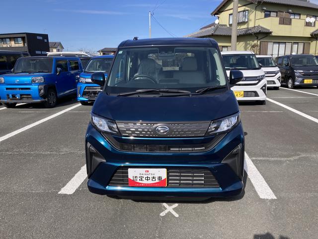 ムーヴＸキーフリーシステム　プッシュボタンスタート　ＬＥＤヘッドライト　１４インチフルホイールキャップ　マルチインフォメーションディスプレイ　左側パワースライドドア（静岡県）の中古車