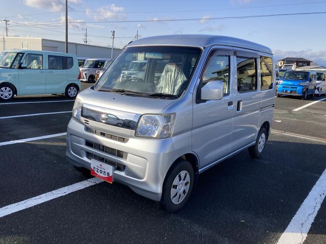 ハイゼットカーゴクルーズターボリミテッドメッキフロントグリル 電動格納カラードドアミラー 荷室LEDランプ オーバーヘッドシェルフ パワーウインドウ キーレスエントリー(静岡県)の中古車