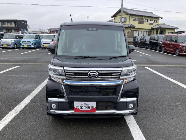 タントカスタムＲＳ　トップエディションＶＳ　ＳＡIII１５インチアルミホイール　大型エアロバンパー　ＬＥＤヘッドランプ　オート格納式カラードドアミラー　本革巻ステアリングホイール　両側パワースライドドア（静岡県）の中古車