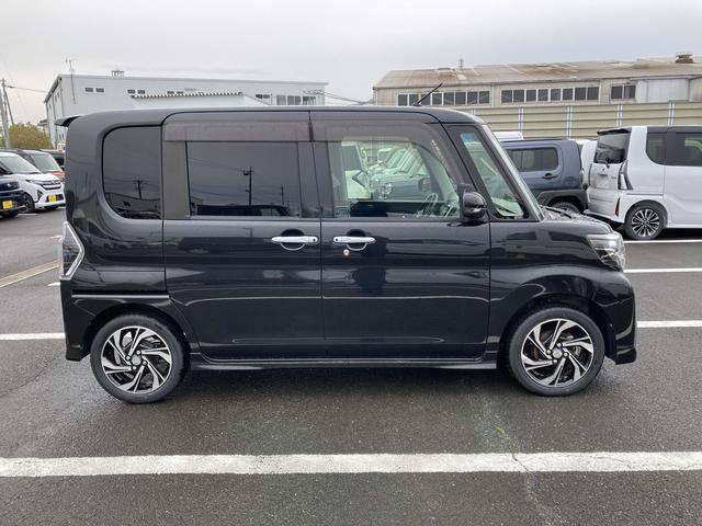 タントカスタムＲＳ　トップエディションＶＳ　ＳＡIII１５インチアルミホイール　大型エアロバンパー　ＬＥＤヘッドランプ　オート格納式カラードドアミラー　本革巻ステアリングホイール　両側パワースライドドア（静岡県）の中古車