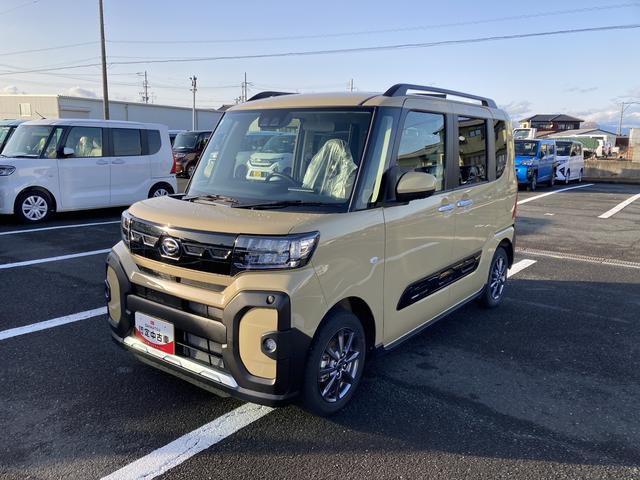 タントファンクロス１４インチアルミホイール　フルＬＥＤヘッドランプ　オート格納式カラードドアミラー　両側パワースライドドア　キーフリーシステム　プッシュボタンスタート　ミラクルオープンドア（静岡県）の中古車