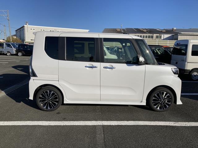 タントカスタムＲＳリミテッド１５インチアルミホイール　キーフリーシステム　プッシュボタンスタート　オートエアコン（プッシュ式）　フルＬＥＤヘッドランプ　オート格納式カラードドアミラー　本革巻ステアリングホイール　スマートクルーズ（静岡県）の中古車