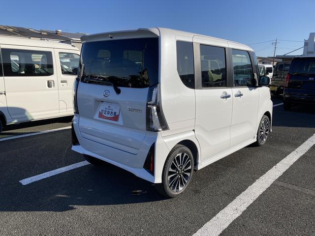 タントカスタムＲＳリミテッド１５インチアルミホイール　キーフリーシステム　プッシュボタンスタート　オートエアコン（プッシュ式）　フルＬＥＤヘッドランプ　オート格納式カラードドアミラー　本革巻ステアリングホイール　スマートクルーズ（静岡県）の中古車