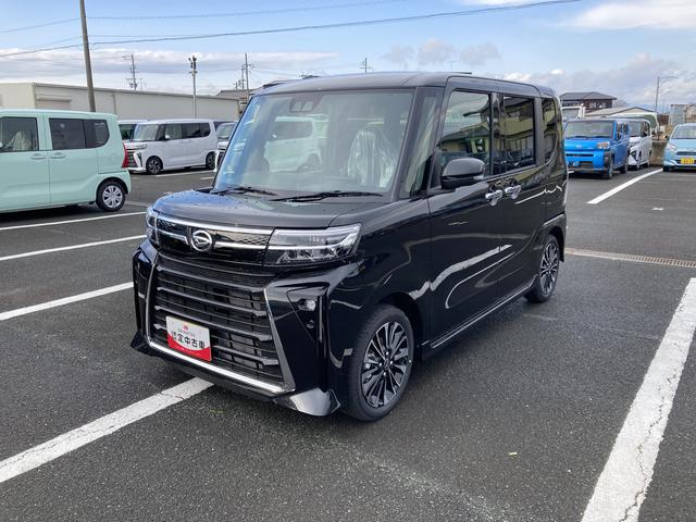 タントカスタムＲＳリミテッド１５インチアルミホイール　キーフリーシステム　プッシュボタンスタート　オートエアコン（プッシュ式）　フルＬＥＤヘッドランプ　オート格納式カラードドアミラー　本革巻ステアリングホイール　スマートクルーズ（静岡県）の中古車