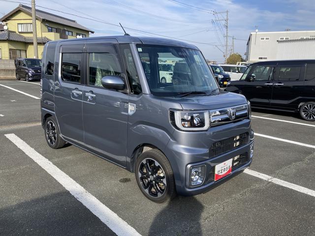 ウェイクＧターボＶＳ　ＳＡIII１５インチアルミホイール　両側パワースライドドア　ＵＶカットガラス　キーフリーシステム　オートエアコン（プッシュ式）　ＬＥＤヘッドランプ	本革巻ステアリングホイール（静岡県）の中古車