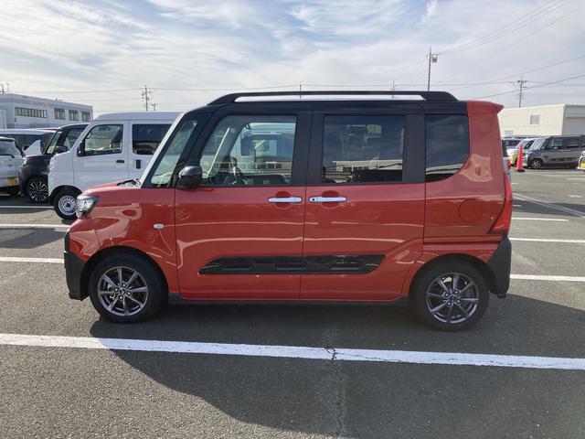 タントファンクロス１４インチアルミホイール　フルＬＥＤヘッドランプ　オート格納式カラードドアミラー　両側パワースライドドア　キーフリーシステム　プッシュボタンスタート（静岡県）の中古車