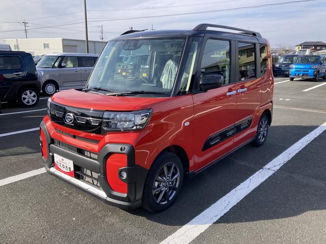 タントファンクロス１４インチアルミホイール　フルＬＥＤヘッドランプ　オート格納式カラードドアミラー　両側パワースライドドア　キーフリーシステム　プッシュボタンスタート（静岡県）の中古車