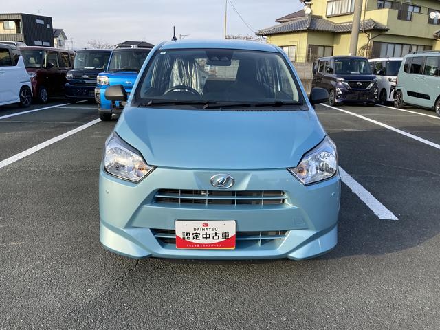 ミライースL SAIII13インチフルホイールキャップ マルチリフレクターハロゲンヘッドランプ 可倒式ドアミラー 自発光式デジタルメーターアンバーイルミネーションメーター マニュアルエアコン(ダイヤル式) キーレスエントリー(静岡県)の中古車