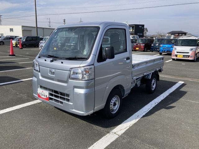 ハイゼットトラックスタンダード2WD CVT スーパーUVIRカットガラス(フロントウィンドウ) プリントレザーシート表皮 マニュアルエアコン 電動式パワーステアリング(静岡県)の中古車