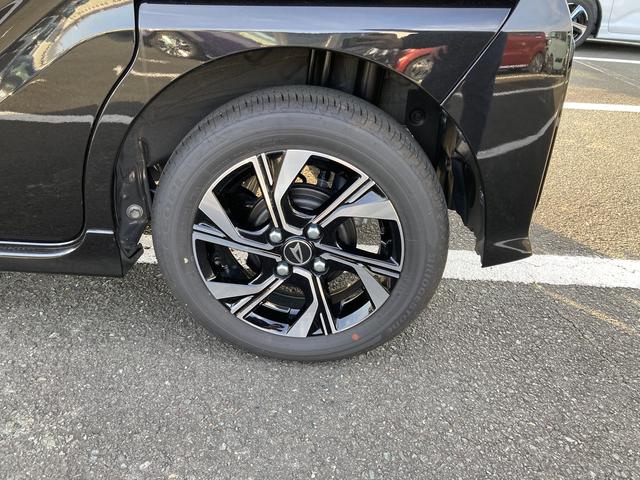 タントカスタムX14インチアルミホイール 大型エアロバンパー フルLEDヘッドランプ オート格納式カラードドアミラー 両側パワースライドドア キーフリーシステム プッシュボタンスタート(静岡県)の中古車