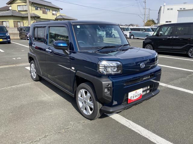 タフトＧ１５インチアルミホイール　オートレベリング機能付フルＬＥＤヘッドランプ　ＬＥＤフォグランプ　本革巻ステアリングホイール　本革巻インパネセンターシフト　ＴＦＴカラーマルチインフォメーションディスプレイ（静岡県）の中古車