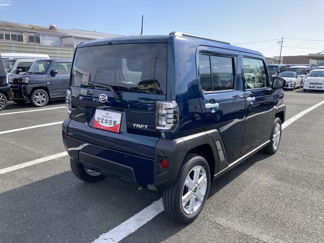 タフトＧ１５インチアルミホイール　オートレベリング機能付フルＬＥＤヘッドランプ　ＬＥＤフォグランプ　本革巻ステアリングホイール　本革巻インパネセンターシフト　ＴＦＴカラーマルチインフォメーションディスプレイ（静岡県）の中古車