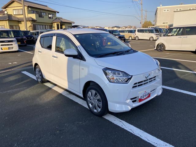 ミライースＸ　ＳＡIII１４インチフルホイールキャップ　ＬＥＤヘッドランプ　電動格納式（カラード）ドアミラー　自発光式デジタルメーターブルーイルミネーションメーター　マニュアルエアコン（ダイヤル式）　キーレスエントリー（静岡県）の中古車