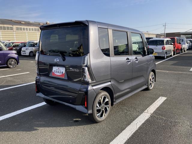 タントカスタムＸリミテッド１４インチアルミホイール　大型エアロバンパー　フルＬＥＤヘッドランプ　オート格納式カラードドアミラー　両側パワースライドドア　キーフリーシステム　プッシュボタンスタート　スマートクルーズ（静岡県）の中古車
