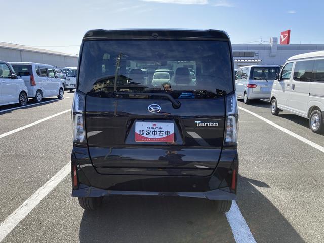 タントカスタムRSリミテッド15インチアルミホイール 大型エアロバンパー フルLEDヘッドランプ オート格納式カラードドアミラー 革巻ステアリングホイール 両側パワースライドドア スマートクルーズ(静岡県)の中古車