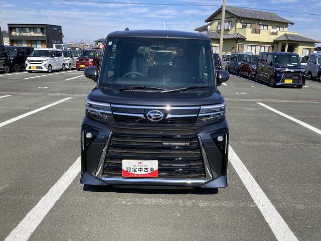 タントカスタムＲＳリミテッド１５インチアルミホイール　大型エアロバンパー　フルＬＥＤヘッドランプ　オート格納式カラードドアミラー　革巻ステアリングホイール　両側パワースライドドア　スマートクルーズ（静岡県）の中古車