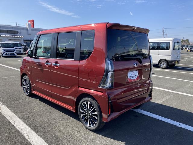 タントカスタムRS15インチアルミホイール キーフリーシステム プッシュボタンスタート オートエアコン(プッシュ式) フルLEDヘッドランプ オート格納式カラードドアミラー 本革巻ステアリングホイール(静岡県)の中古車