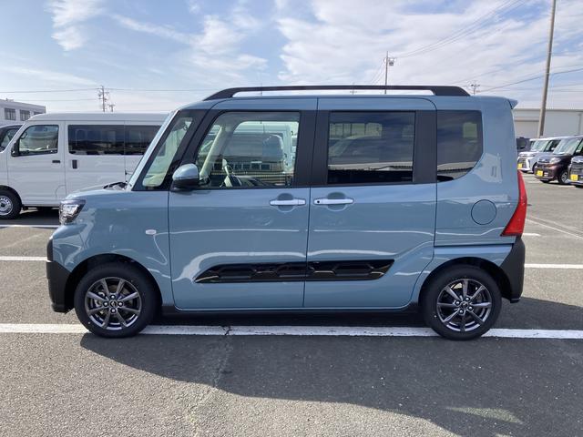 タントファンクロスリミテッド１４インチアルミホイール　フルＬＥＤヘッドランプ　オート格納式カラードドアミラー　両側パワースライドドア　キーフリーシステム　プッシュボタンスタート　スマートクルーズ（静岡県）の中古車