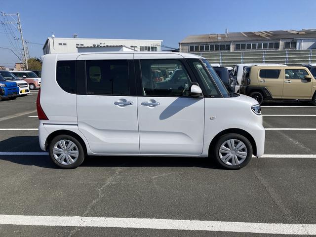 タントＸ１４インチフルホイールキャップ　フルＬＥＤヘッドランプ　オート格納式カラードドアミラー　左側パワースライドドア　ＴＦＴカラーマルチインフォメーションディスプレイ　フルファブリックシート（静岡県）の中古車